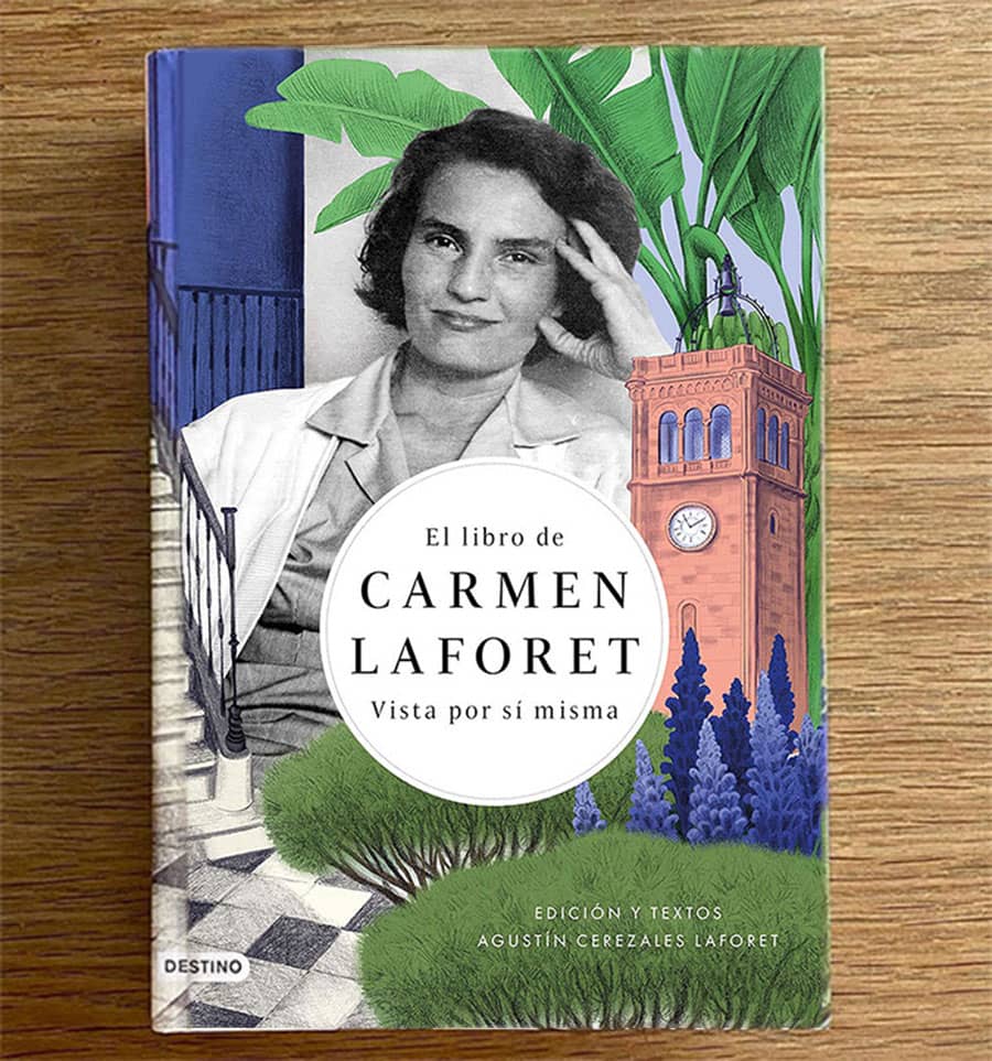 Cover illustration for "Carmen Laforet vista por si misma"