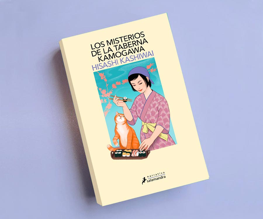 Las deliciosas historias de la taberna Kamogawa, mysteries of Kamogawa tabern, hisashi Kashiwai, kioto, kyoto, foodie book, cosy mystery, novela, novel, book cover book cover art, illustration