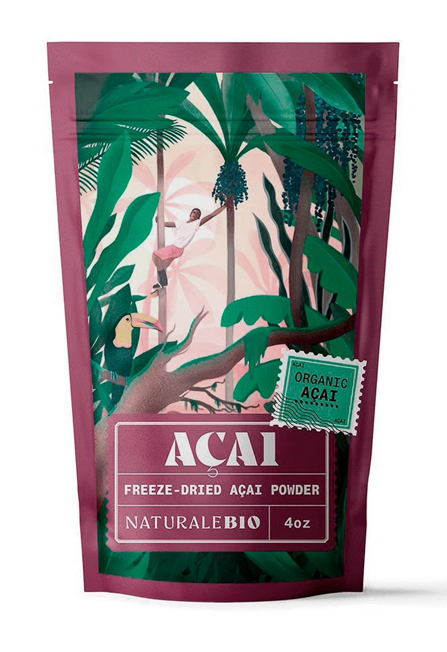illustration, packaging, naturale bio, organic food, supplements, product packaging, soft pack, silja goetz, siljagötz