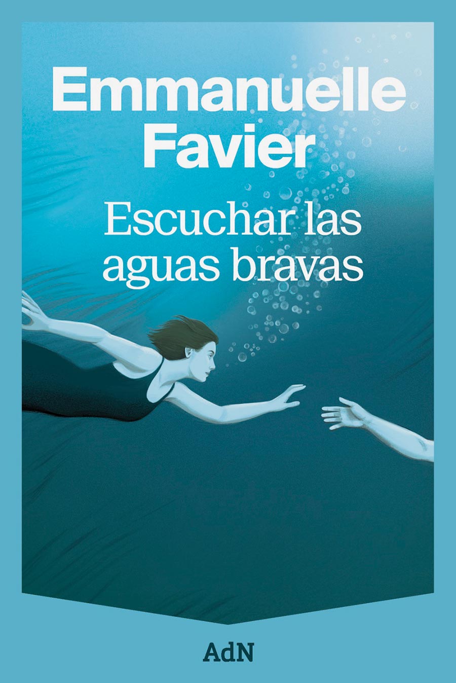 Emmanuelle Favier, Escuchar las aguas bravas, Anaya ADN , Silja ötz, Silja Goetz, Cover illustration